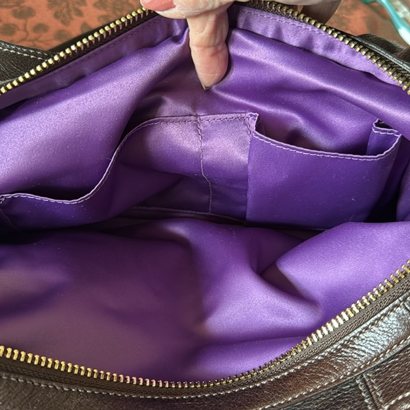 Coach 14313 Brown Leather Maggie Madison Women's Bag - Picture 8 of 15